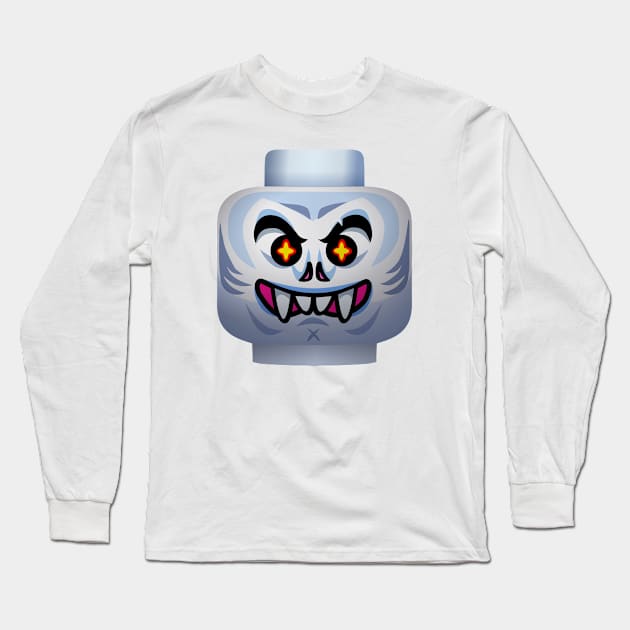 Vampire Head Long Sleeve T-Shirt by cintrao